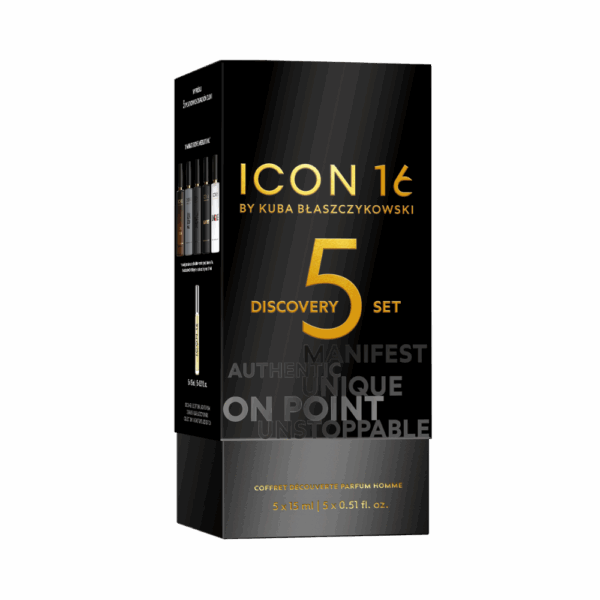 DISCOVERY SET – zestaw perfum ICON16 15 ml x 5 sztuk